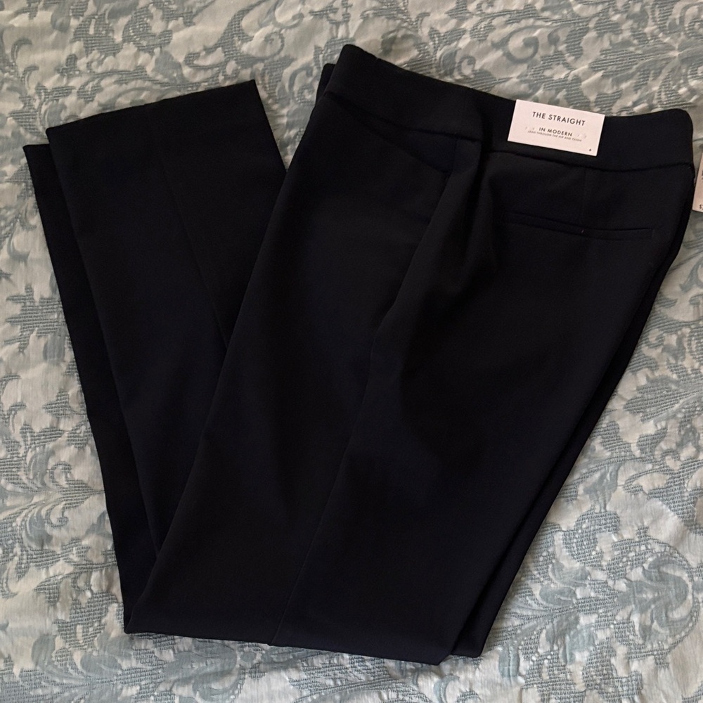 Ann Taylor Factory Black Straight Leg Pants